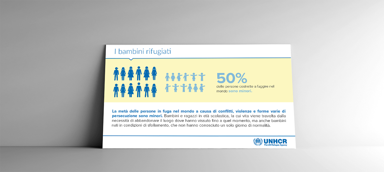 educate a child unhcr realizzato da Ideavale Bologna